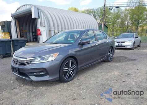 2016 Honda Accord Sport from USA, damaged, VIN 1HGCR2F50GA192043